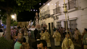 La Virgen de la Esperanza procesionó por las calles de La Redondela